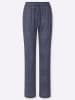 WITT WEIDEN Jersey-Hose in marine-bedruckt