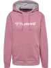 Hummel Sportshirt "Hmlmover Cotton Hoodie Woman" in Lila