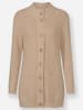 WITT WEIDEN Ajourstrickjacke in beige-ecru-meliert
