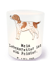 Mr. & Mrs. Panda Windlicht Pointer Lebensretter mit Spruch in Transparent