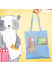 Mr. & Mrs. Panda Schultertasche Nachhilfelehrerin Herz ohne Spruch in Sky Blue
