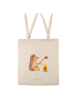Mr. & Mrs. Panda Tote Bag Igel Grillen ohne Spruch in Creme