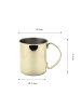 Echtwerk 4 tlg. Set Kupferbecher-Set 1 l in Gold