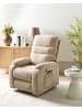 Beliani Fernsehsessel RISE in Beige - (W) 80 x (H) 105 x (L) 91 cm