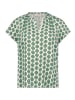 CARTOON Blusenshirt mit Rüschen in Green/Blue