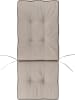 Aspero Hochlehner Stuhlauflage Alicante in Beige