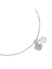 Glanzstücke München Armband Kleeblatt aus Sterling Silber mit Zirkonia und Süßwasser-Zuchtperle in silber