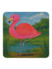 Mr. & Mrs. Panda Souvenir Flamingo Classic Design ohne Spruch in Weiß