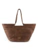 FREDs BRUDER Layer Shopper Tasche Leder 50 cm toffee