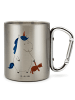 Mr. & Mrs. Panda Thermobecher Einhorn Teddy ohne Spruch in Silber