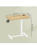 VASAGLE Stehtisch Balok in Goldeichenfarben - (B)80 x (H) (65-102) x (T)45 cm
