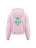 IZIA Women Hoodie in Light Rose