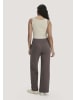 Hessnatur Hessnatur Hose Wide Leg ACTIVE WOOL aus Bio-Merinowolle in dunkles mauve