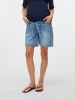 mama licious Jeans-Shorts in Light Blue Denim
