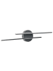 Beliani Spiegel- und Bilderleuchte TOUQUES in Schwarz/Weiß - (W) 60 x (H) 12 x (L) 3 cm