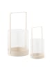 ebuy24 Kerzenhalter Storma Beige 18 x 18 cm