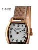 Regent Armbanduhr-Analog rosegold extra groß (ca. 23x30mm) Regent Metallarmband