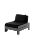 58 aufm Kessel BETTSESSEL Karole 80x85/206x68 aus Massivholz Grau