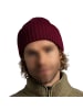 Buff Knitted Beanie Rutger in Bordeaux