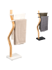 eluno Stand-Handtuchhalter freistehend ca. 37 x 85,5 x 18 cm (B/H/T)