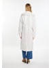 usha FESTIVAL Damen Fake Fur Mantel in Wollweiss