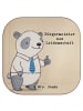 Mr. & Mrs. Panda Bierdeckel Bürgermeister Leidenschaft Design mi... in Weiß