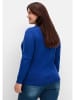 sheego Pullover in royalblau