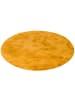 Pergamon Fellteppich Luxus Super Soft Plush Rund in Zwart