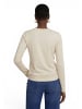 Zero  Basic Langarm-Shirt unifarben in Cream