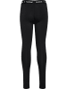Hummel Kinder Leggings "Pulse Mid Waist Tights" in Schwarz