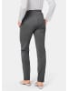 GOLDNER Moderne Hose LOUISA mit streckenden Biesen in graphitgrau