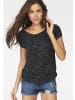 LASCANA T-Shirt in schwarz