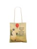 Mr. & Mrs. Panda Shopping Bag Pinguin Luftballon Design mit Spruch in Weiß