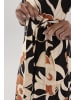 Aniston SELECTED Jerseykleid in camel-terra-natur-ockergelb-schwarz