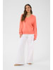 Cream Strickpullover CRVillea Loose fit in Porcelain Rose