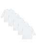 TupTam Baby Jungen Langarmshirt 5er Pack in weiß