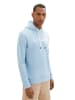 Tom Tailor Sweatshirt PRINTED HOODIE in Blau