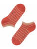 Falke Sneakersocken Stripe Shimmer in Orange