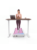 ABRIHOME Laufband in Rosa mit 15% Steigung 150 kg und Fernbedienung