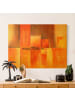 WALLART Leinwandbild Gold - Amarna in Orange