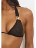 Moda Minx Bikini Top Private Island Triangle in Schwarz