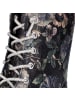 MIDS MABEL Schnürboot in Schwarz Blumenprint