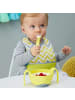 B. Box Becher mit Strohhalm BLW - Kinderschüssel Essen lernen mit Griffen in Gelb