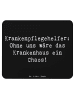 Mr. & Mrs. Panda Mouse Pad Spruch Krankenpflegehelfer Chaos mit ... in Schwarz