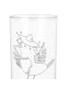 Mr. & Mrs. Panda Wasserglas Rabe Sombrero mit Spruch in Transparent