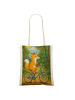Mr. & Mrs. Panda Shopper Bag Fuchs Fahrrad fahren Design ohne Sp... in Weiß