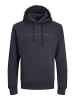 JACK & JONES PLUS Kapuzenpullover in Dark Navy