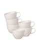 like. by Villeroy & Boch 6er Set Kaffeetassen Crafted 247 ml in Cotton