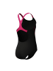 Speedo Medley Logo Badeanzug Mädchen in schwarz
