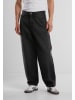 Urban Classics Urban Classics Tapered Heavy Ounce Baggy Jeans in black washed